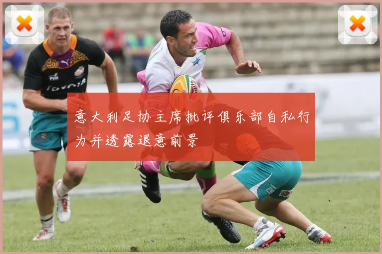 意大利足协主席批评俱乐部自私行为并透露退意前景